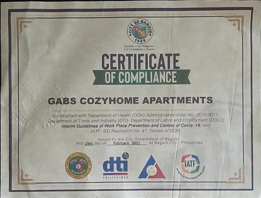 Gab'S Cozyhome At Bonbel Condo, Botanical Gardens Baguio 碧瑶 外观 照片
